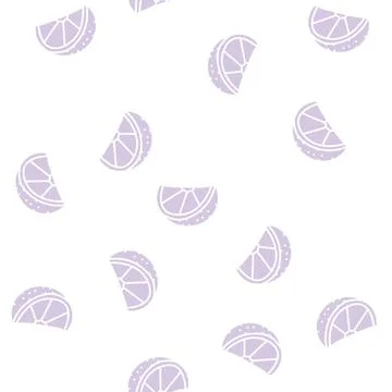 Fresh orange slice glyph seamless pattern 스톡 일러스트