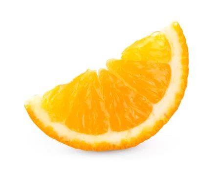 Fresh orange slice Stock Photos