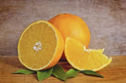 Fresh oranges Stock Photos