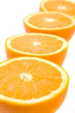 Fresh oranges Stock Photos