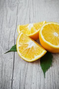 Fresh oranges Stock Photos