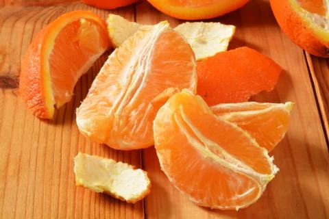 Fresh oranges Stock Photos