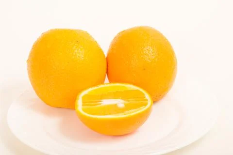 Fresh oranges 스톡 사진
