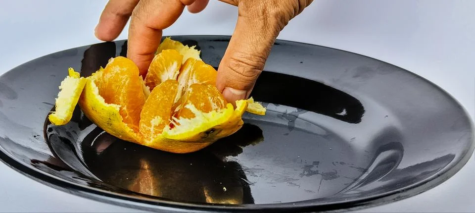 Fresh oranges Foto stock