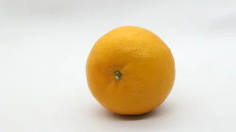 Fresh oranges on white background Stock Photos