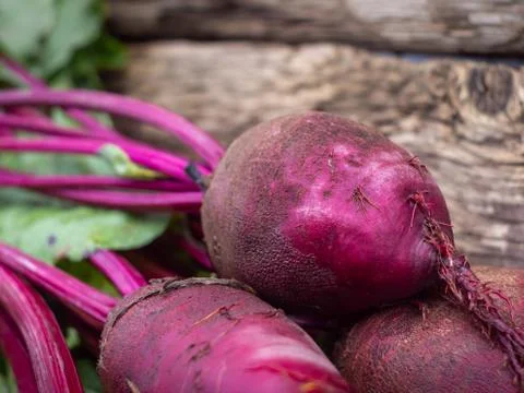 Fresh organic beet, beetroot. Foto stock