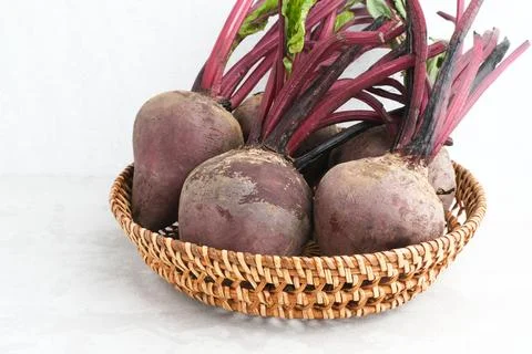 Fresh Organic Beetroot  Stock Photos