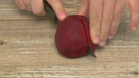 Fresh Organic Beetroot Placed on a Beautifully Crafted Wooden Surface for Stockbeeldmateriaal 280693033