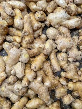 Fresh organic ginger Stock Photos
