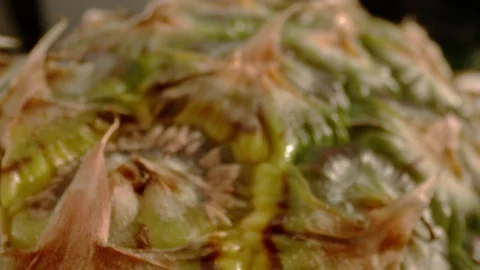 Fresh Organic Pineapple Video stock 109798693