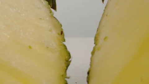 Fresh Organic Pineapple Stock Footage 109804176