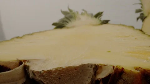 Fresh Organic Pineapple Stock Footage 109807912