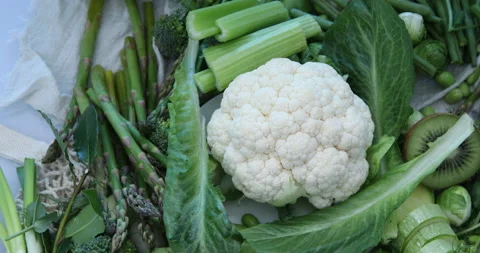 Fresh organic vegetables.  Stock Footage 171848403