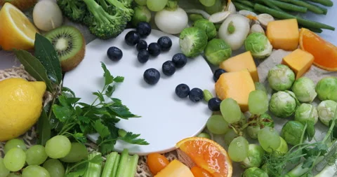 Fresh organic vegetables.  Stock Footage 171848842