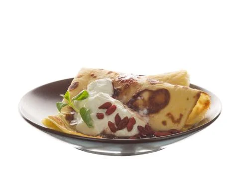 Fresh pancakes Foto stock