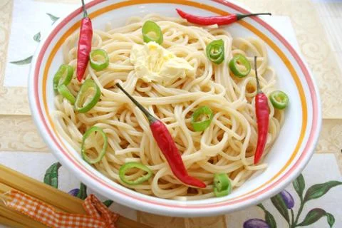 Fresh pasta Stock Photos