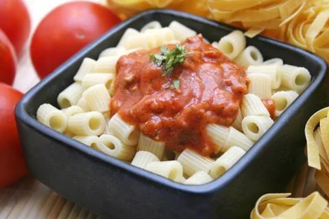 Fresh pasta Stock Photos
