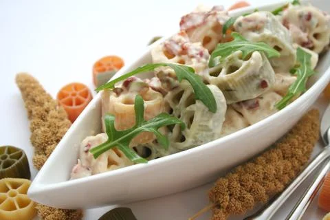 Fresh pasta Stock Photos