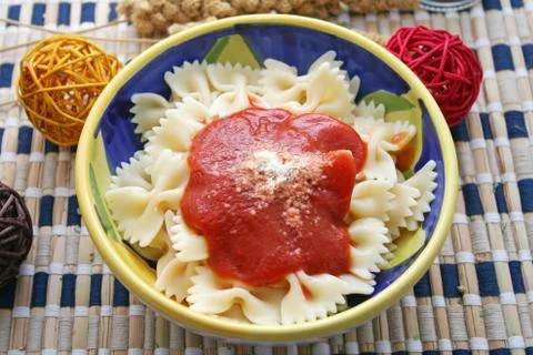 Fresh pasta Stock Photos