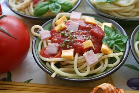 Fresh pasta Stock Photos