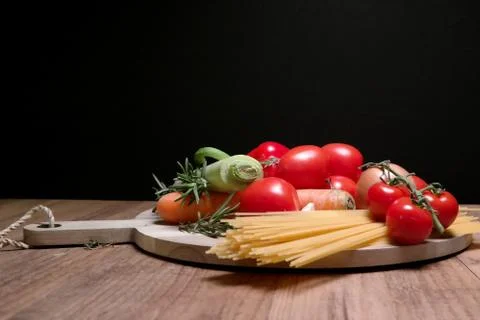 Fresh pasta 库存照片