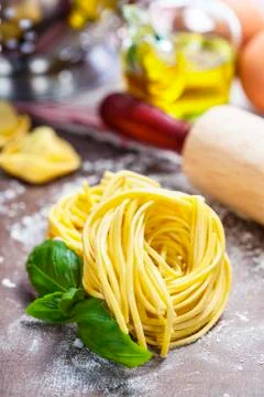Fresh pasta Foto stock