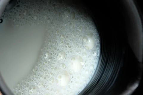 Fresh pasteurized cow's milk Stock Photos