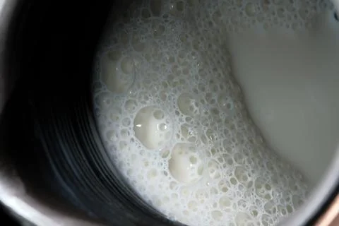 Fresh pasteurized cow's milk Stock Photos