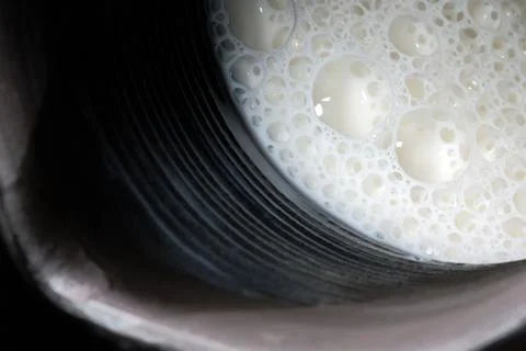 Fresh pasteurized cow's milk Stock Photos
