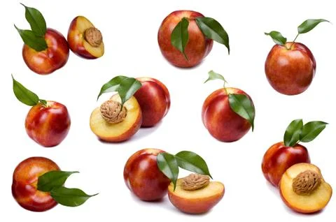 Fresh peach Foto stock