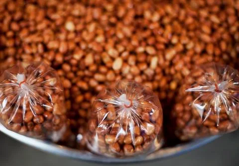 Fresh peanuts Фото