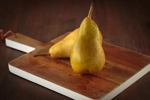 Fresh pear fruit Stock Photos