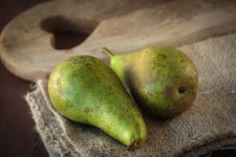 Fresh pear fruit Stock Photos