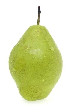 Fresh pear isolated Stock Photos
