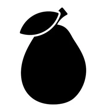 Fresh Pear Vector Illustrazione stock