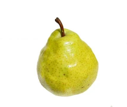 Fresh pears isolated on white background Stock Photos