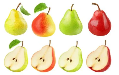 Fresh pears Stock Photos
