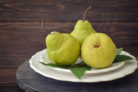 Fresh pears Stock Photos