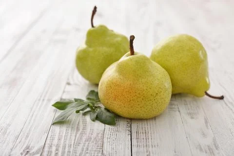 Fresh pears Stock Photos