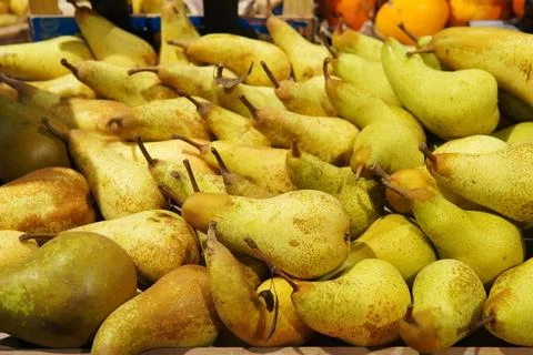 Fresh pears. 스톡 사진