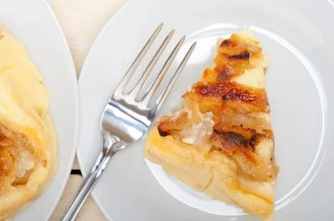 Fresh pears pie Stock Photos