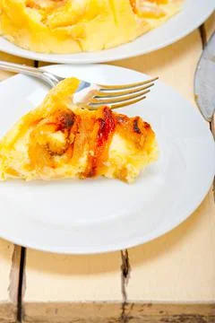 Fresh pears pie Stock Photos