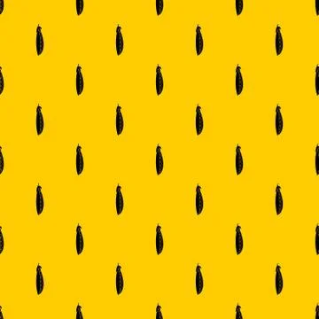 Fresh peas pattern vector 스톡 일러스트