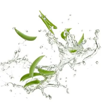 Fresh peas Stock Photos