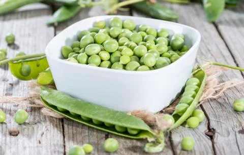 Fresh peas Stock Photos