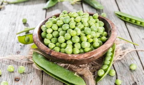 Fresh peas Stock Photos
