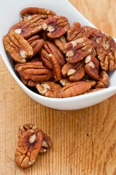 Fresh Pecan nuts Stock-Fotos
