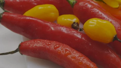 Fresh peper Stock Footage 98296979