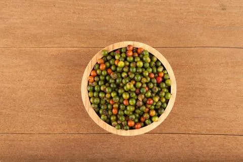 Fresh peppercorns Stock Photos