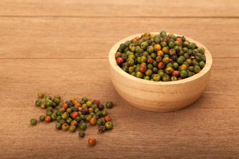 Fresh peppercorns Stock Photos